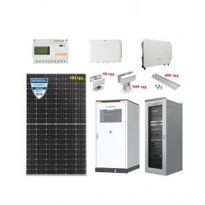 Ολοκληρωμένο Φωτοβολταϊκό Σύστημα με Panel Luxor 700TC N-Type, Inverter Sungrow 125kW Τριφασικό και Μπαταρία AC Coupled 225kWh (Cabinet)