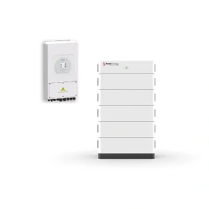 Σύστημα Φωτοβολταϊκών Μονοφασικό με Deye Inverter 5KW και Sunnix Μπαταρίες 9,6KW