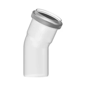 Almeva Γωνία 45° Λευκή Φ80 FC-SE80-45-W