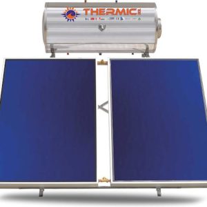 Thermic Σετ Ηλιακού Inox (Κεντρικές) 300l T.Ε. 2 X 2.00 Delta Βάση Κεραμοσκεπής